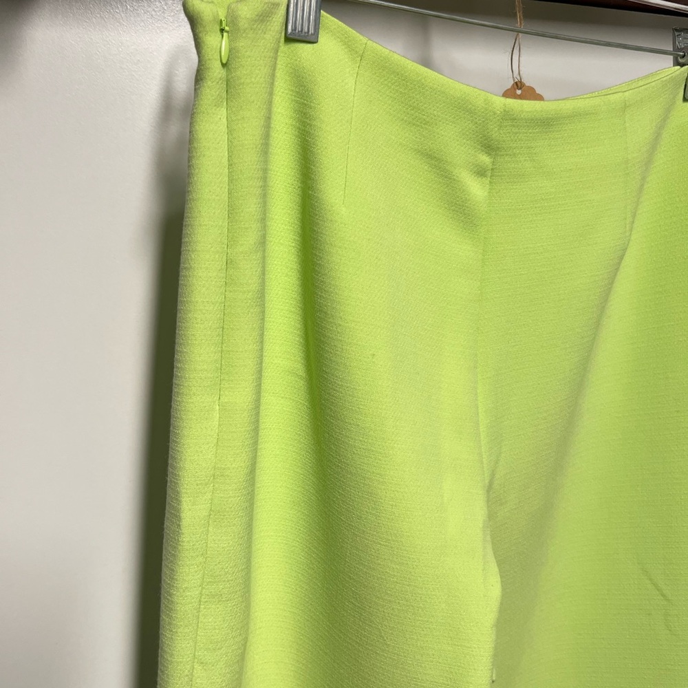 Cult Gaia Neon Green Women’s Slacks - Size 10 - Picture 4 of 5